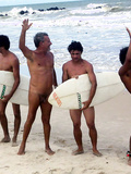 naked surfers