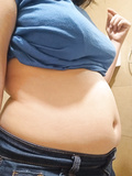 Girl with chubby bellies