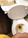 Girl pooping on toilet - album 3