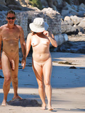 Ric & Randi at the nude beach
