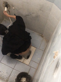 Teen in toilet