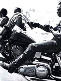 BLK Bikers On Their Choppers In The 60's