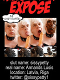 Armands Lusis is a brown chocolate addicted slut from Latvia who enjoys a m