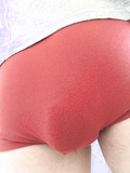 Red boxers poop and squish