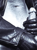 Gloves and cock