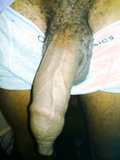 Big  Succulent Long Black Foreskin Waiting For Your Attention