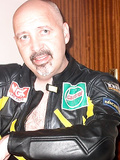 Me in leather, Rubber,Smoking