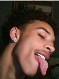 Sexy guy tongue