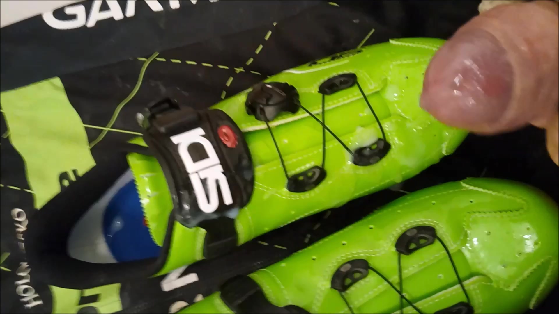Cumming over my cycling shoes
