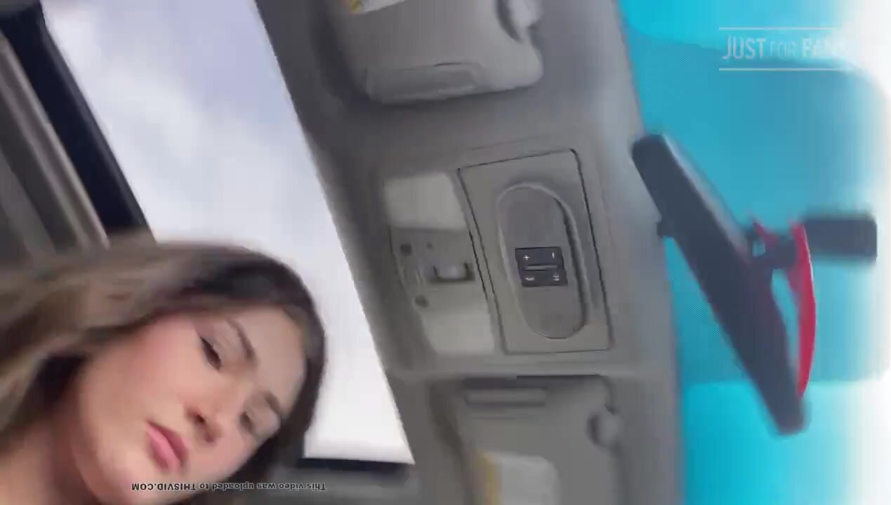 Girl wets diaper in the car - video 2