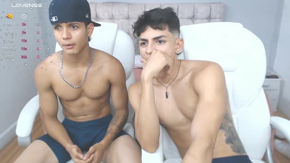 two sexy gay latino twink on cam 31