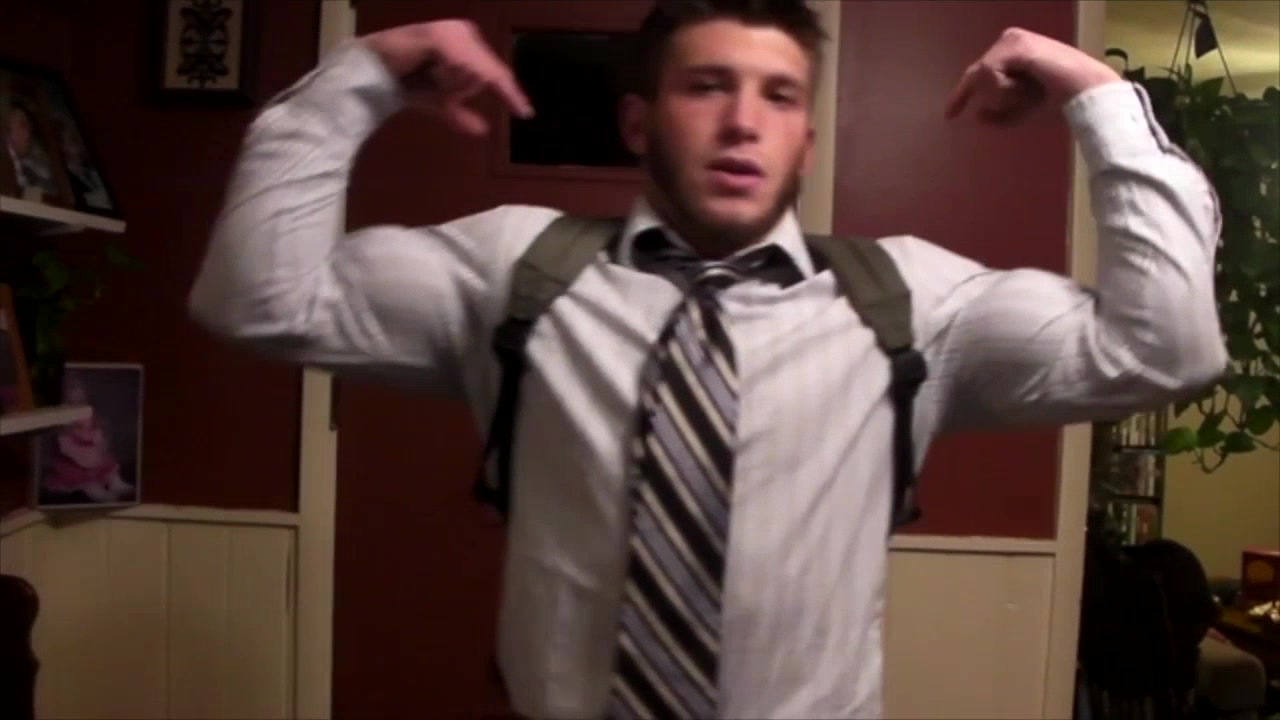 Muscle school boy