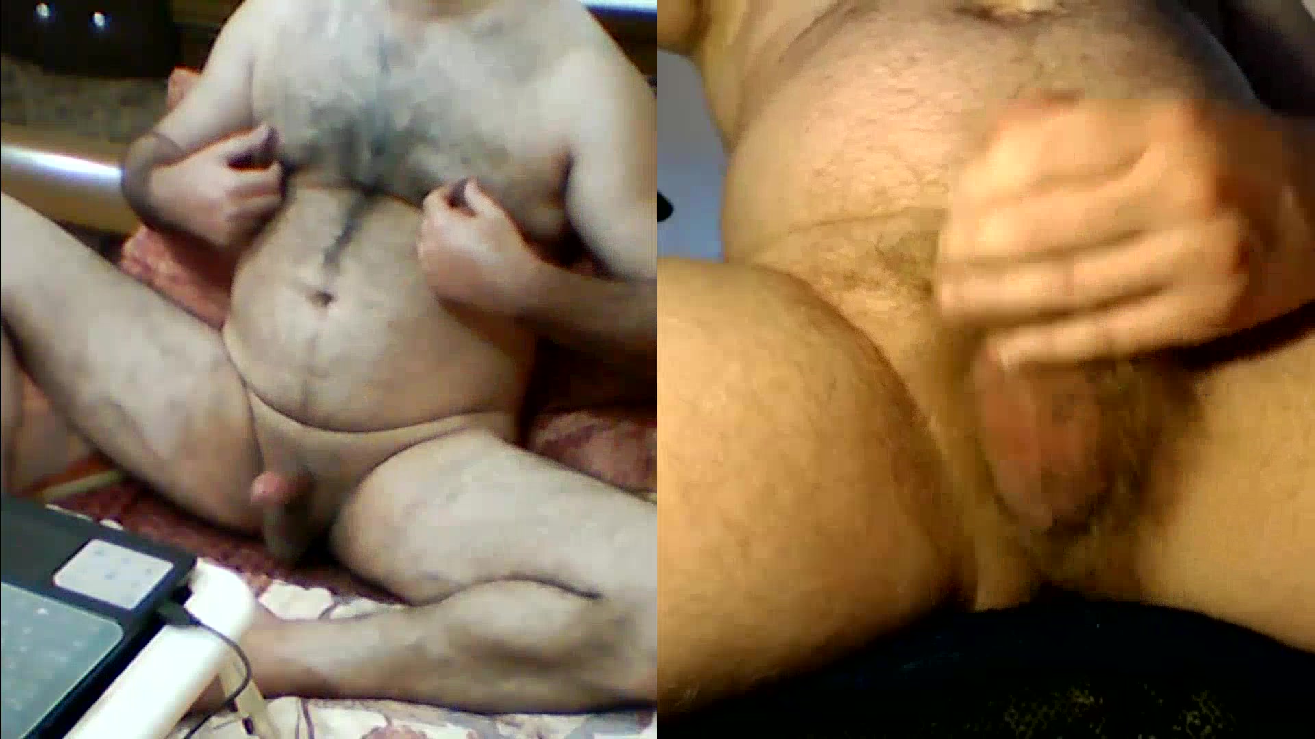 Cock Stroking And Butt Plug On Skype.