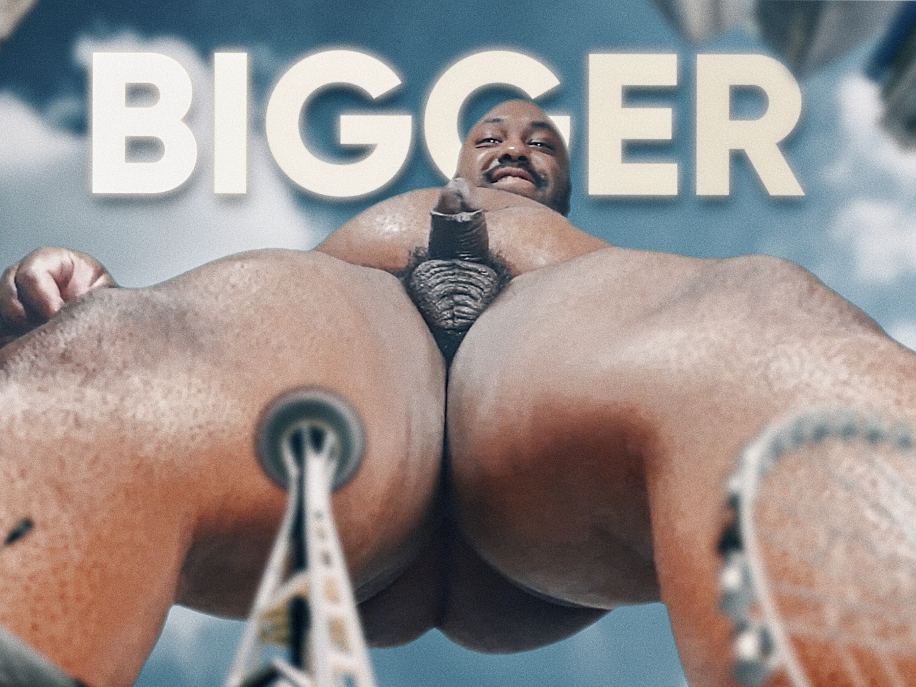 Horny Giant Gets HUGE