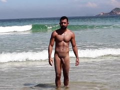 Nudist Daddy at the Beach