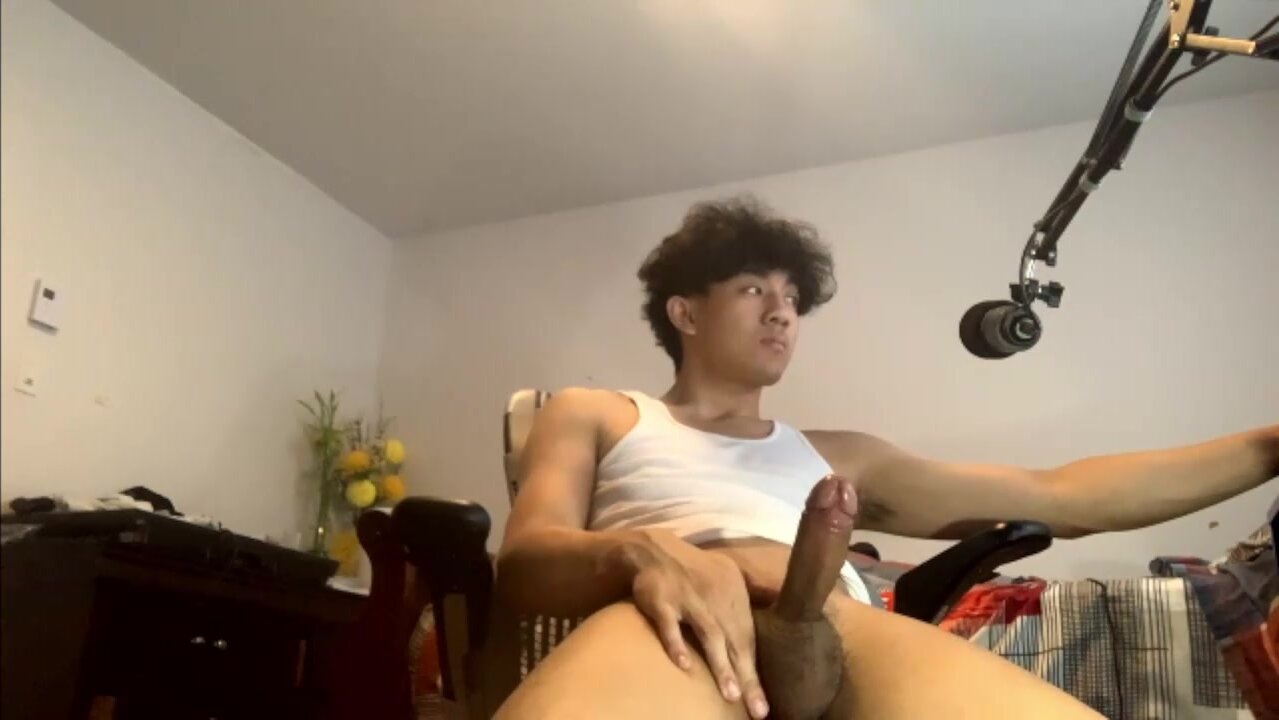 Horny Asian Kid Spreads Ass
