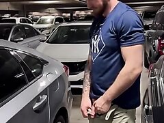 Parking lot piss - video 13