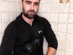 Hot hunk, big cock and lots of piss
