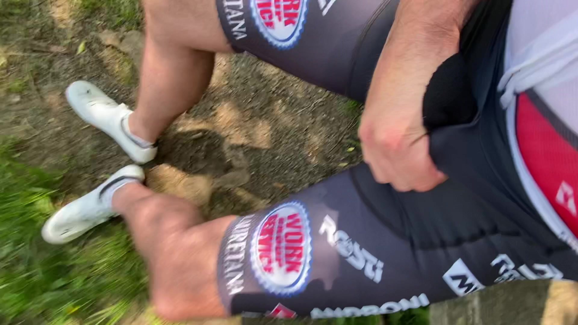 Cyclist wank