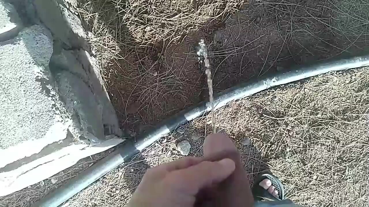Outdoor piss - video 24