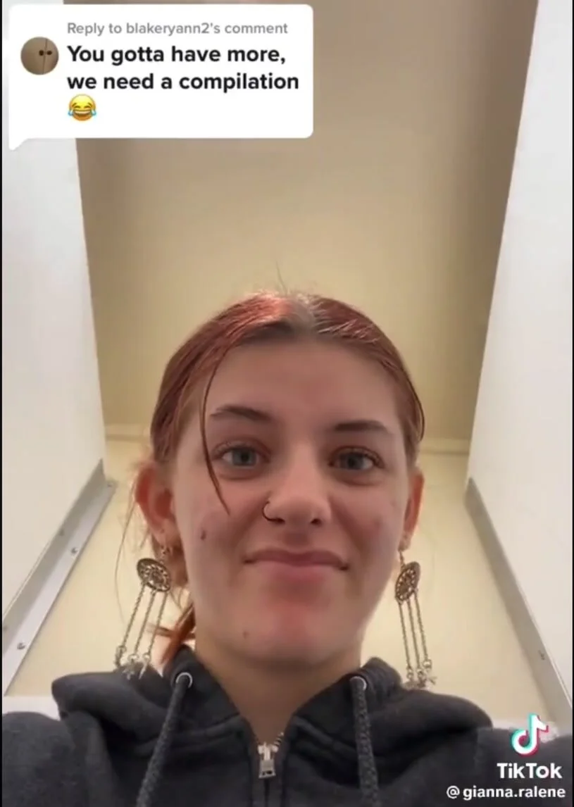 TIK TOK GIRL RELEASING MASSIVE FARTS! - ThisVid.com