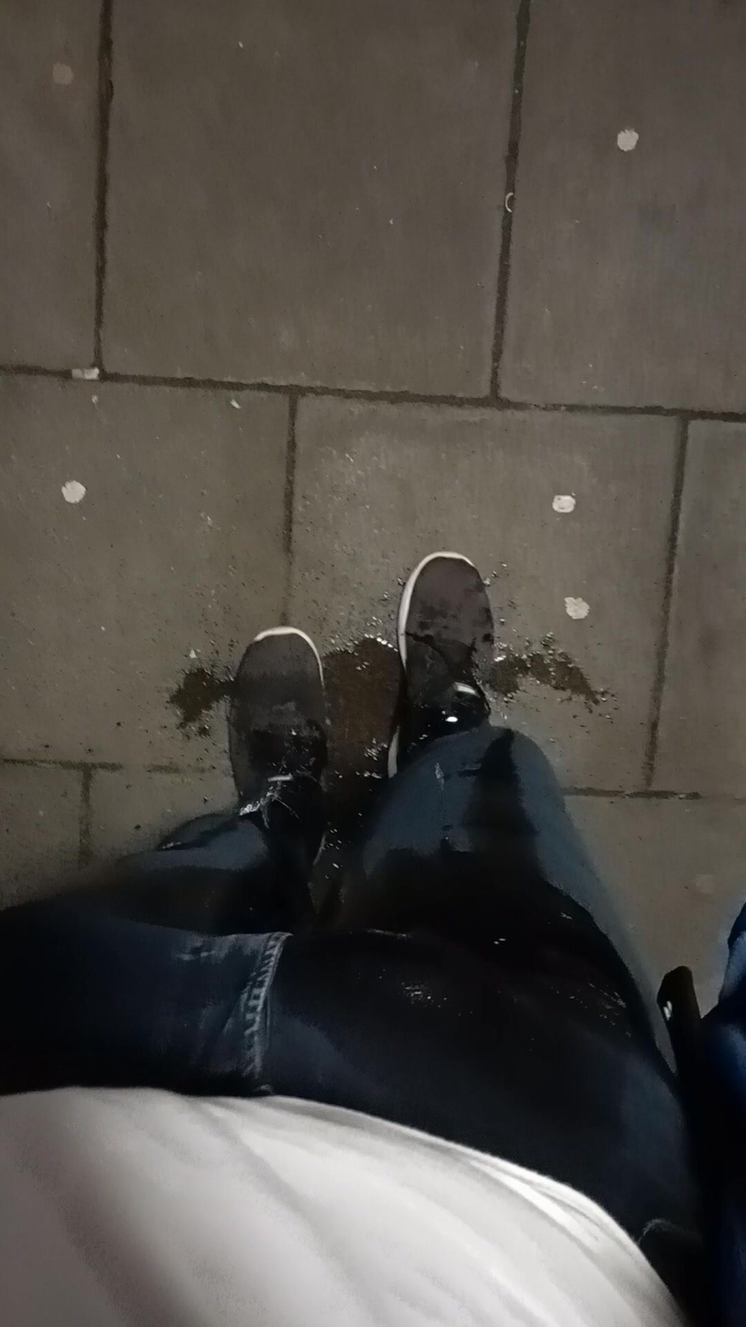 Soaked my jeans