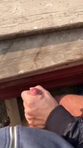 Jerking my Straight Construction Friend at Work
