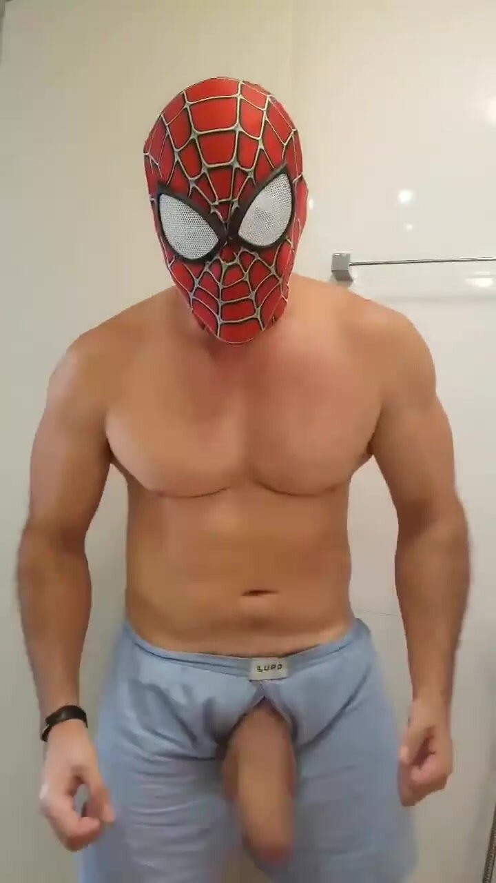 Spider-Man Shows Cock