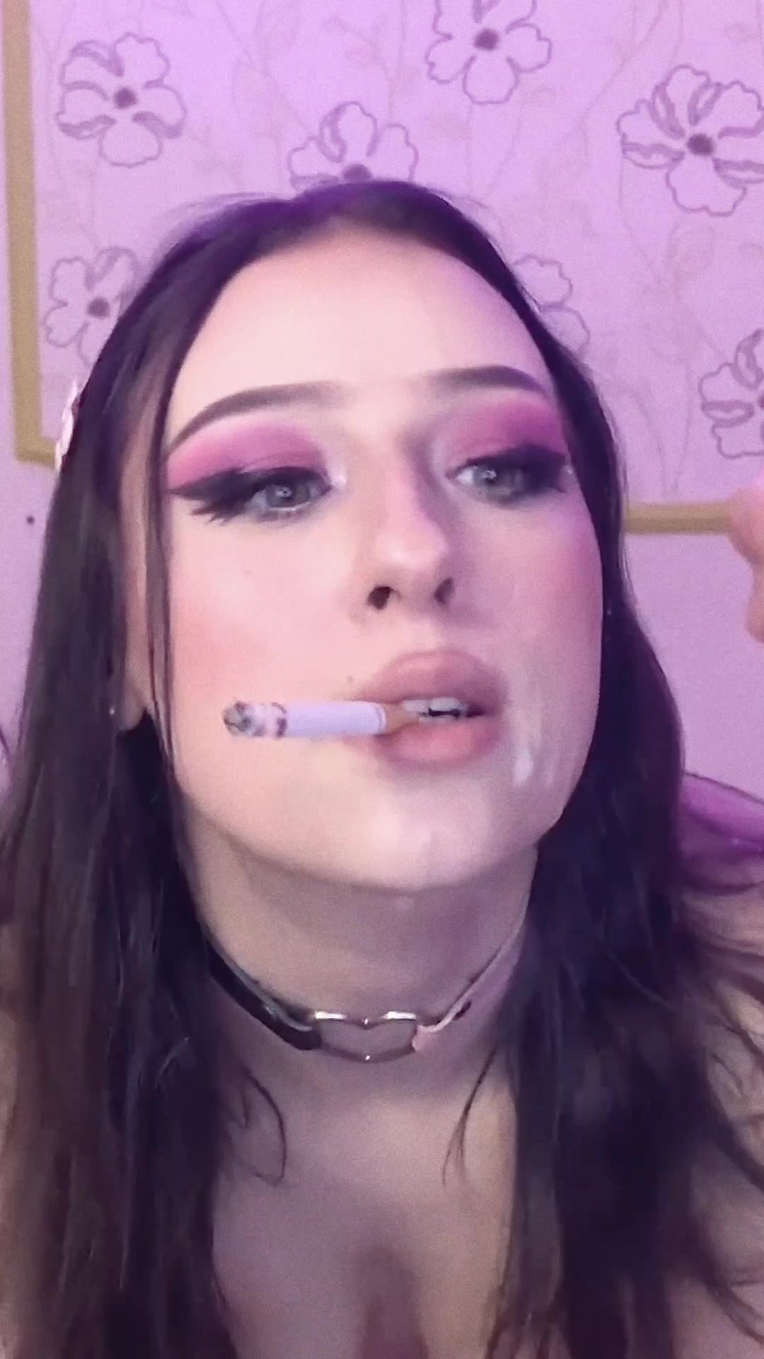 Smoking With Cum On Face Snowy Bubbles