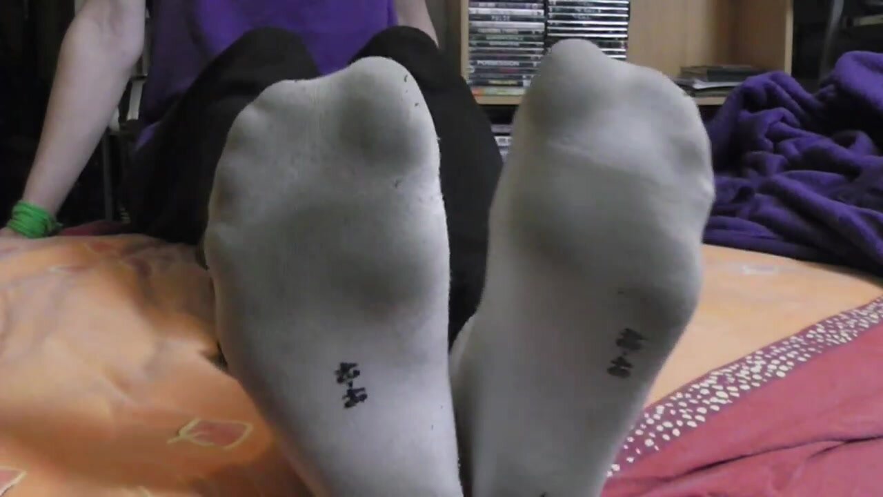 stinky PUMA socks after a week!