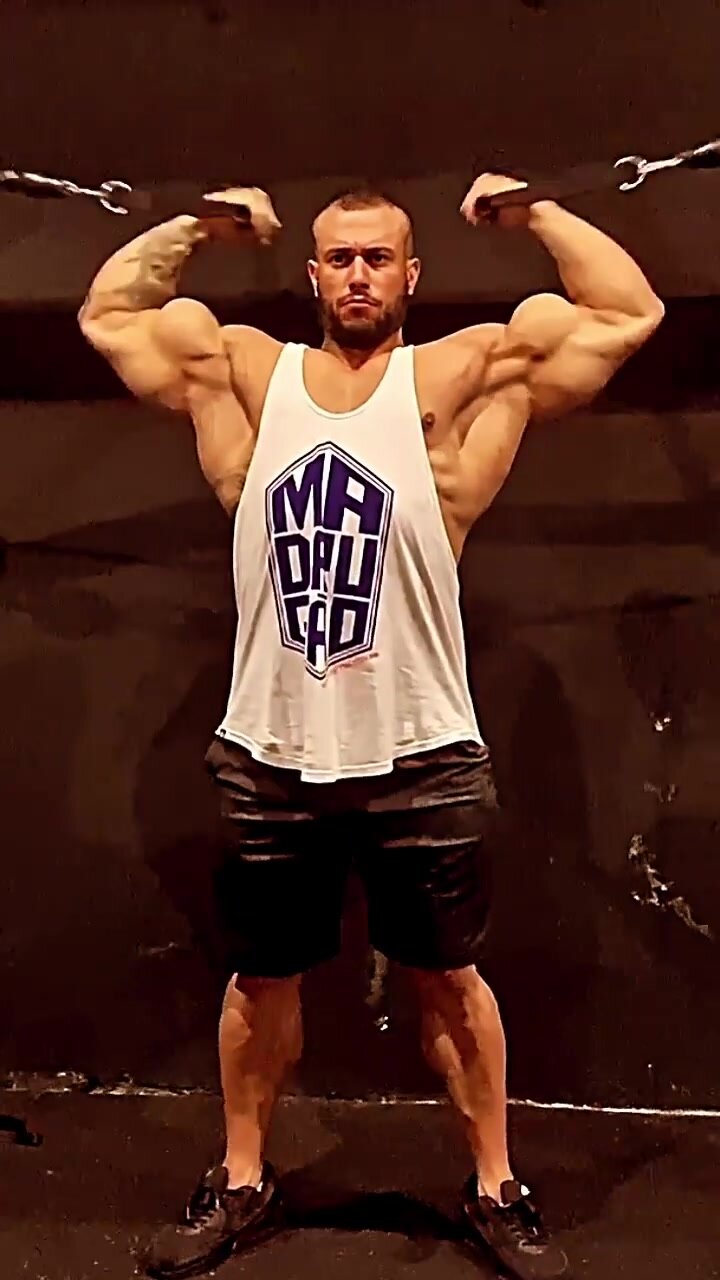 Incredible biceps.