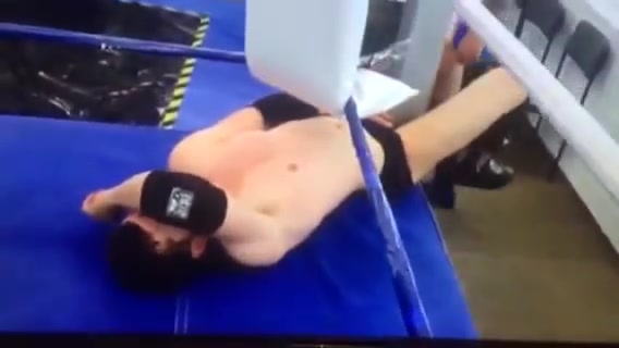 Wrestling low blow