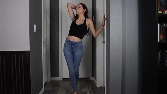 Pee Jeans Outside Bathroom - video 2