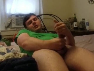 Cute horny wanker makes a mess, cumming For You