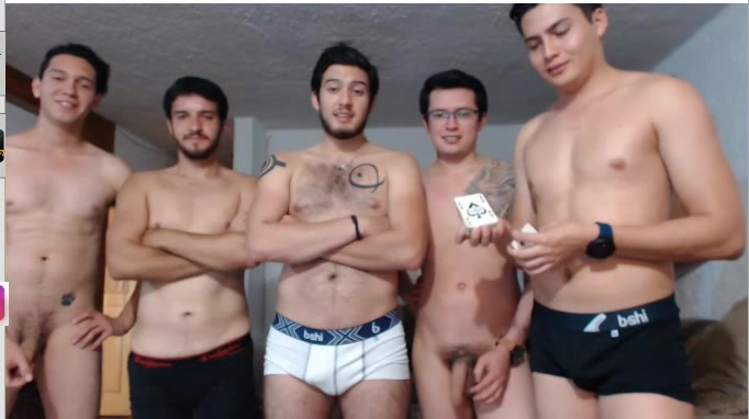 FIVE MEXICAN GUYS ON CAM