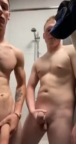 2 Army friends Shower