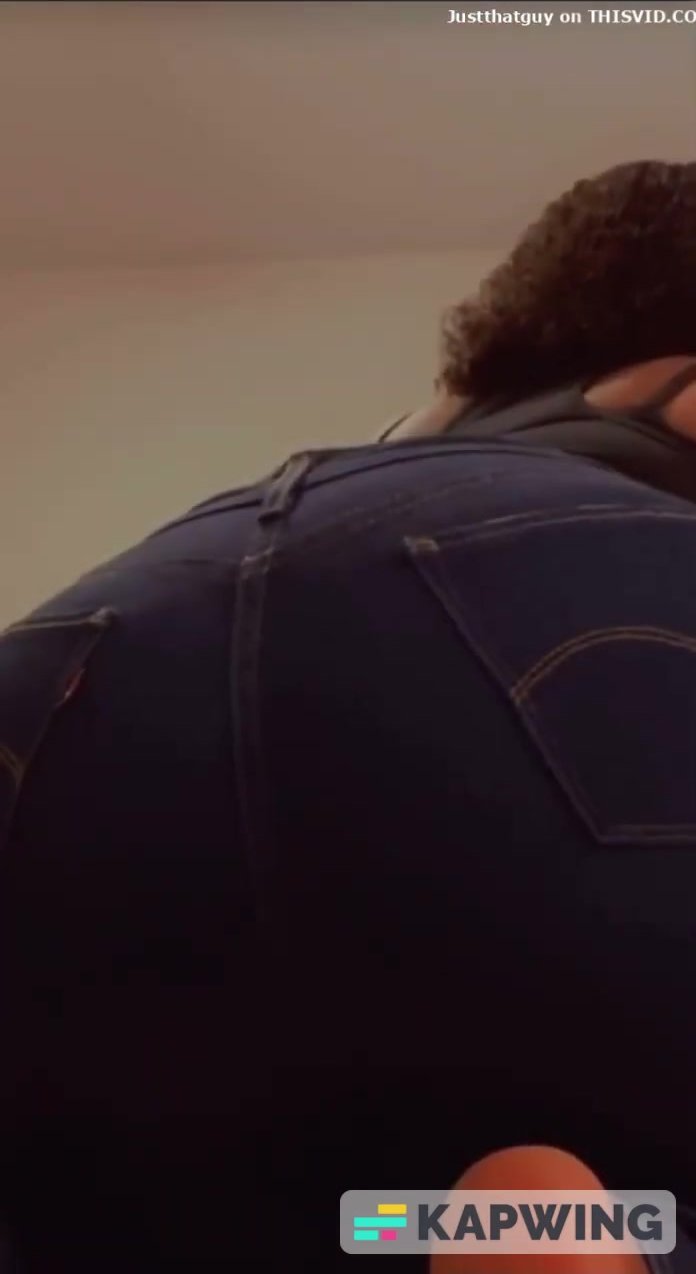 THICK EBONY GIRL RIPPING WET FARTS IN JEANS!