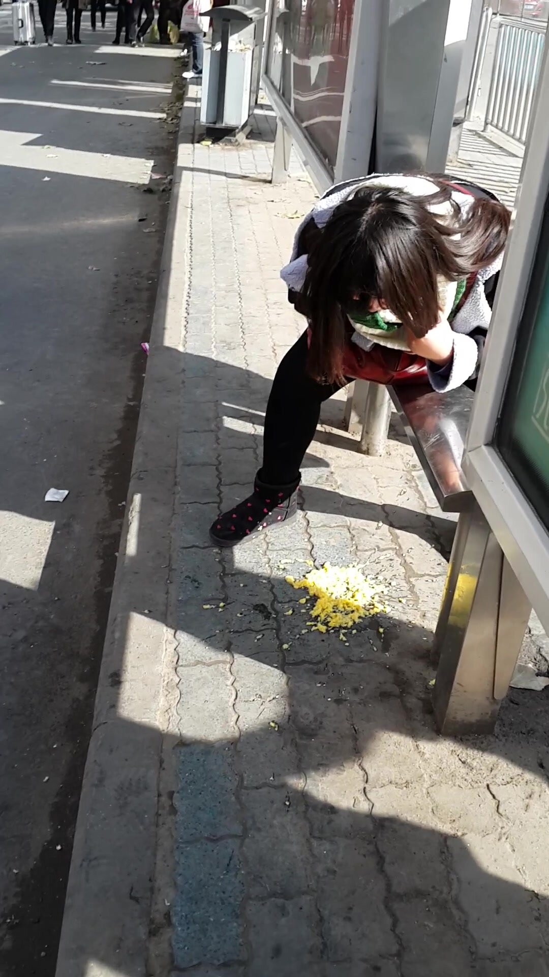 chinese girl vomit - video 32