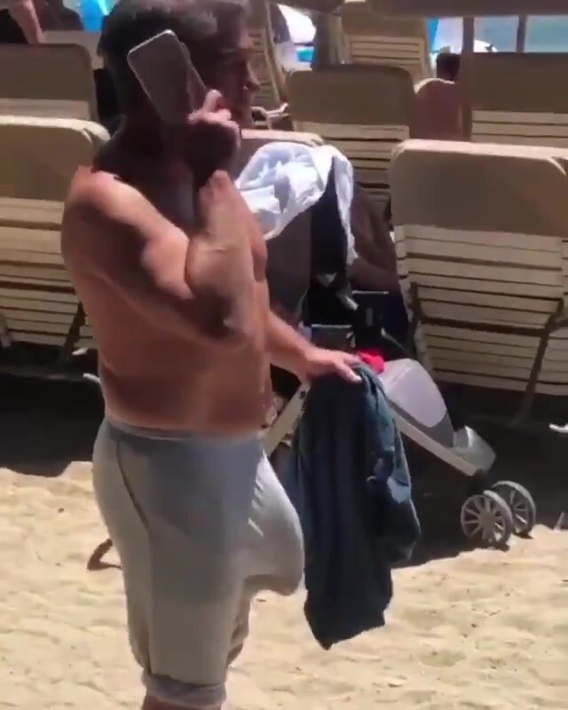 Dads Huge Cock at the Beach!