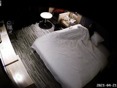 Girl humping masturbating in hotel voyeur by spycam