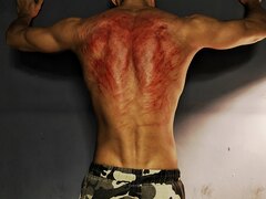 muscle boy - body + cock beating III