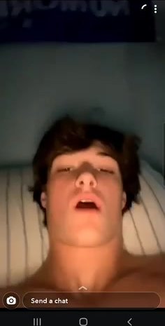 muscle student shows his big cock and abs