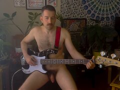 Nudist musician guy
