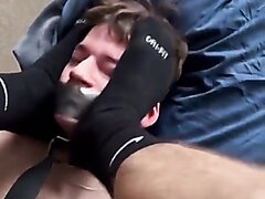 Sock Smelling Boy
