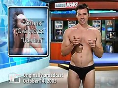 naked news tv show (male) - video 2