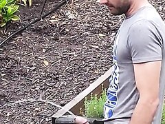 Hard cock pissing - video 2