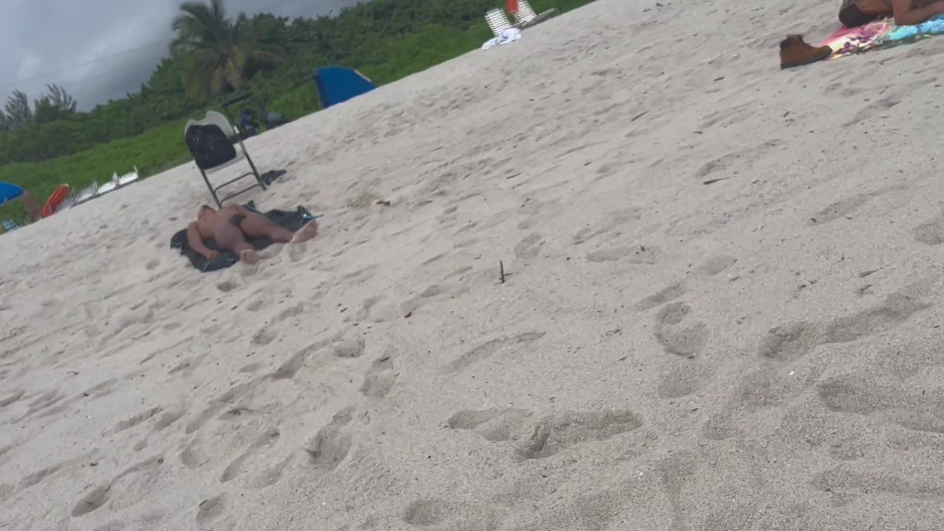 Sexy Guy Laying Out at the Beach