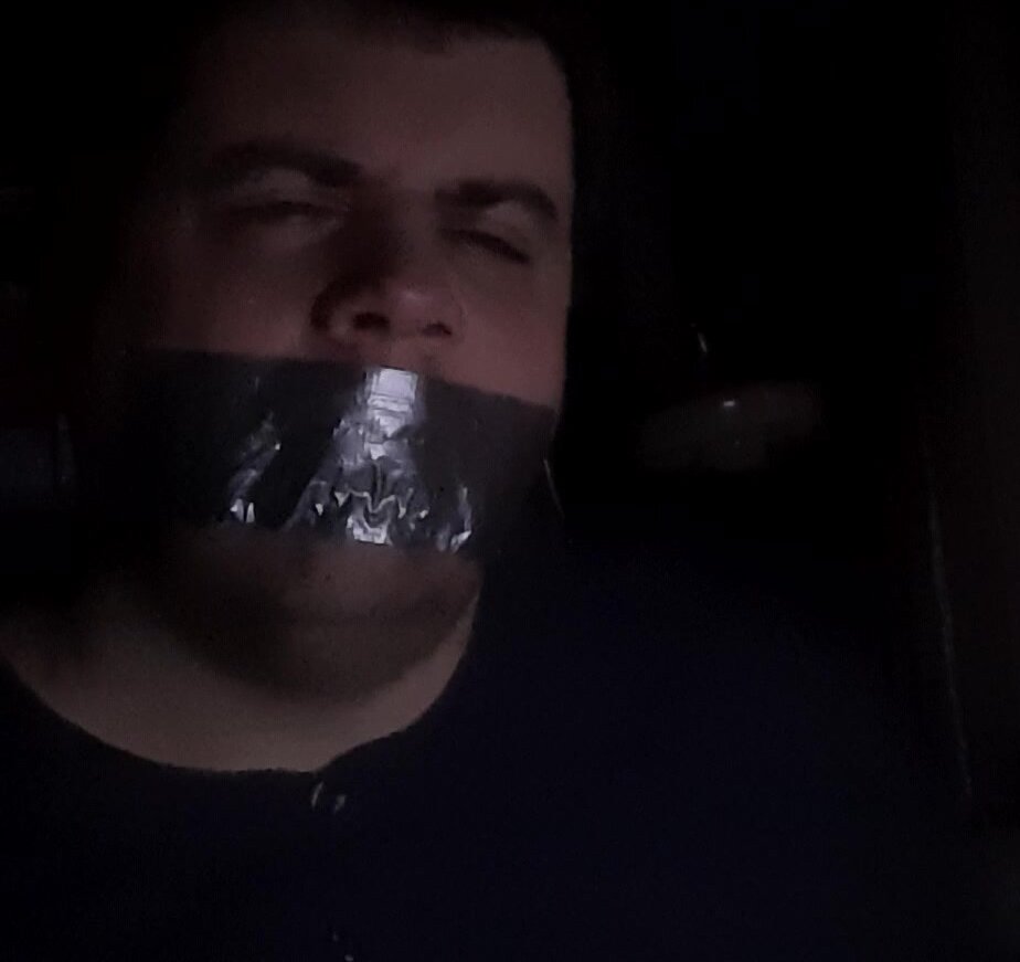 Duct tape gagged - video 2