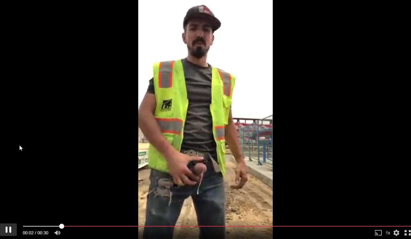 Guy in a yellow high visibility safety vest cumming