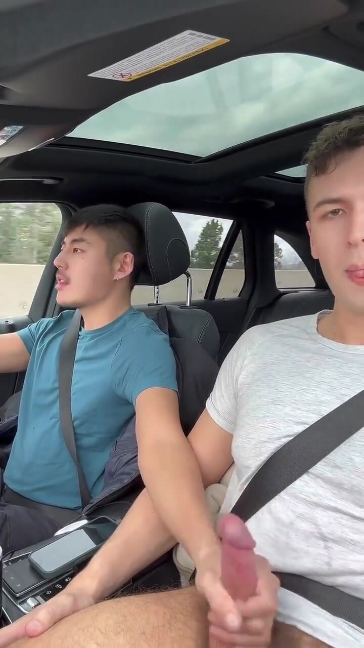 Driving and cumming - video 3